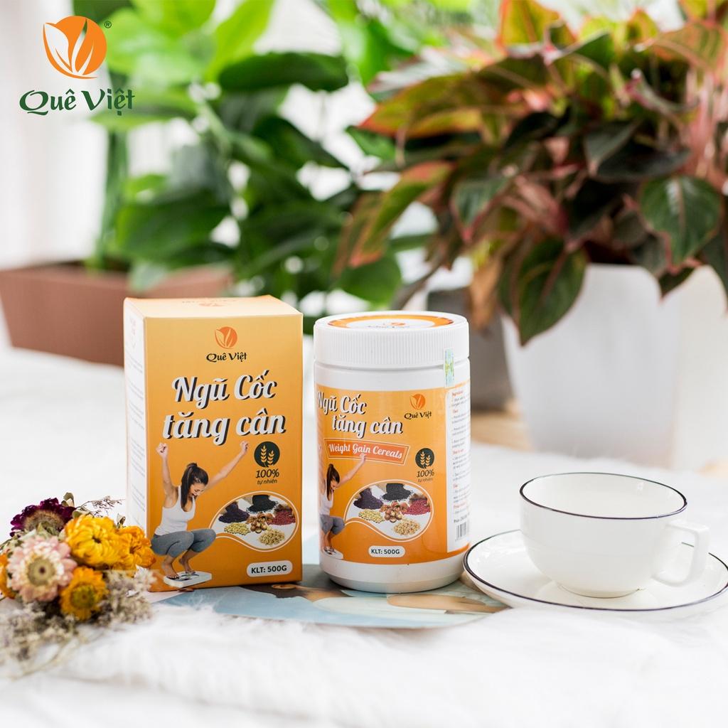 Ngũ cốc tăng cân Quê Việt 100% nguyên liệu hữu cơ, bổ sung dinh dưỡng