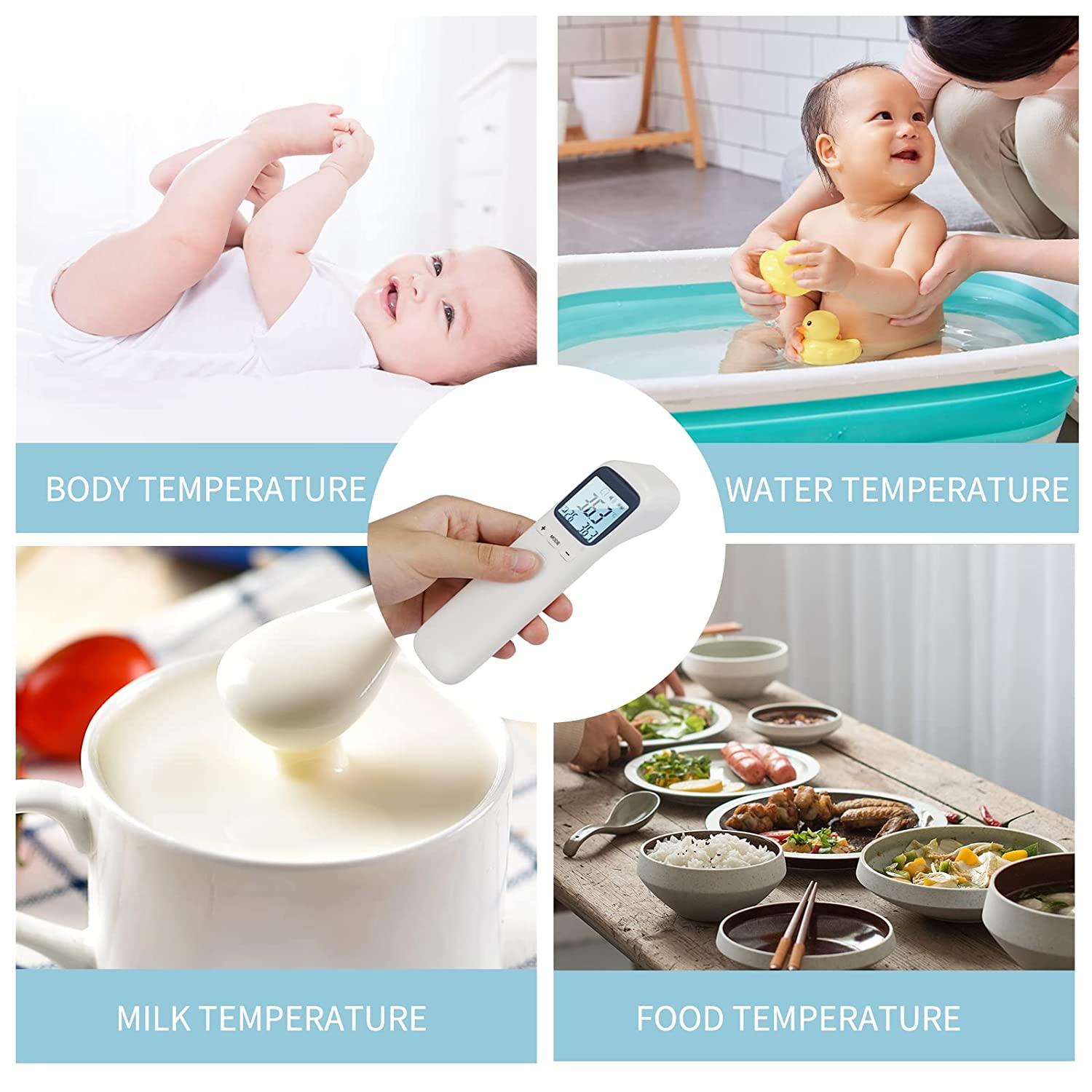 Nhiệt kế hồng ngoại tại nhà không tiếp xúc cho trẻ sơ sinh và người lớn