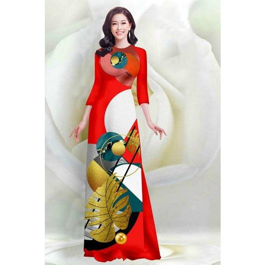 SÉT ÁO DÀI GẤM LỤA TRUYỀN THỐNG
