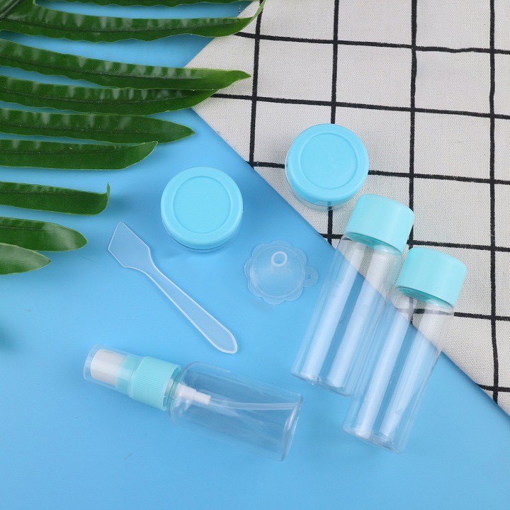 Bộ Chiết Mỹ Phẩm Du Lịch 7 Món Cao Cấp Nhỏ Gọn Tiện Lợi 88143 SHP