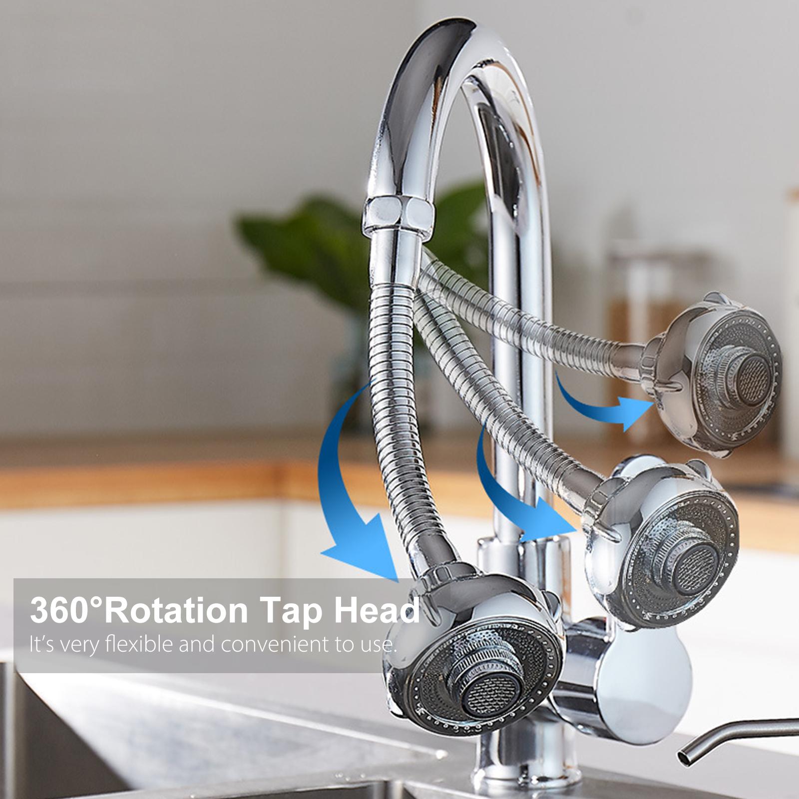 Đaầu vòi nước rửa chén xoay 360 ° với 2 chế độ Tiết kiệm nước
