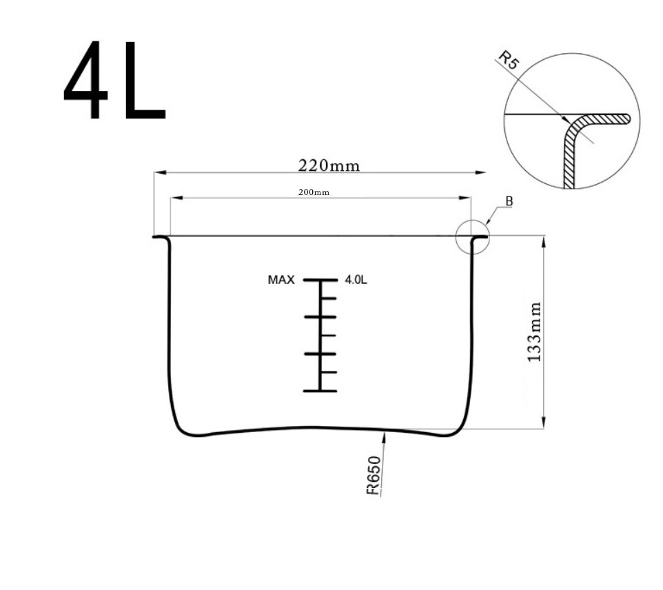 Lòng nồi áp suất Inox đa năng