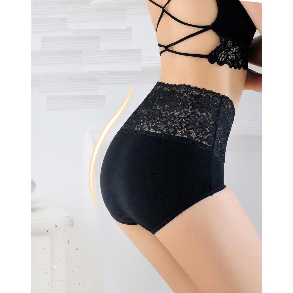 COMBO 5 QUẦN COTTON PHỐI REN LƯNG CAO ÔM BỤNG 86041