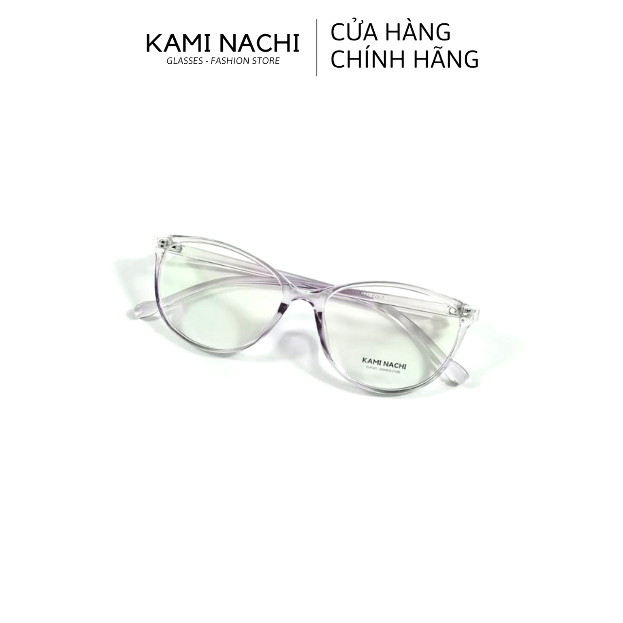 Gọng kính nhựa dáng mắt mèo KAMI NACHI phong cách tự do LD2436