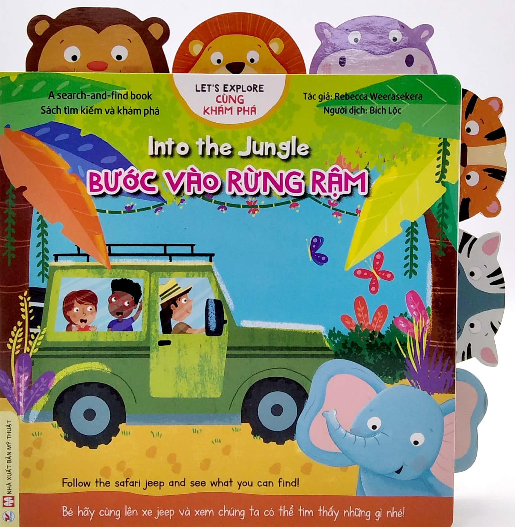 Bộ Sách Cùng Xem Và Khám Phá - Song Ngữ Anh Việt: Khám Phá Biển Sâu + Tham Quan Nông Trại + Vui Chơi Trong Rừng + Bước Vào Rừng Rậm
