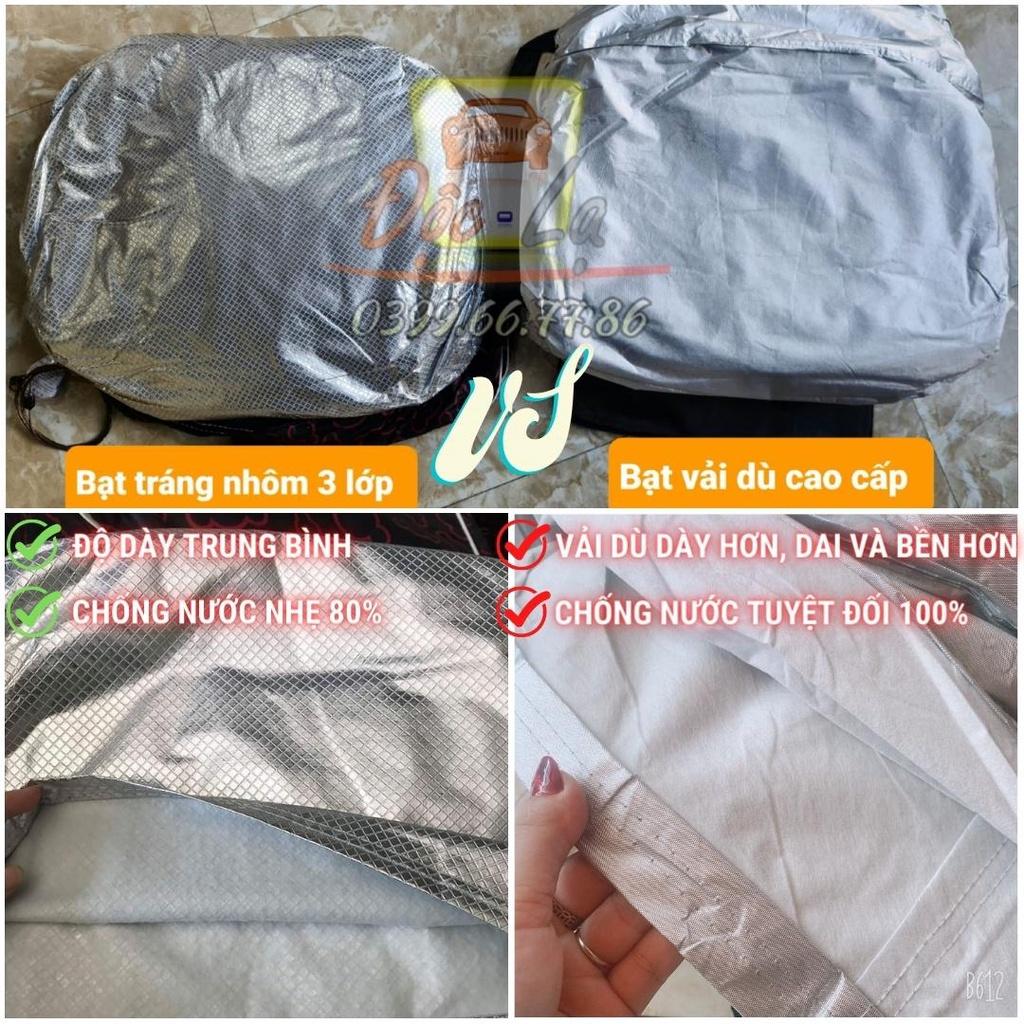 Bạt Phủ Ô Tô Vải Dù MG HS, ZS, MG5, Có Phản Quang, Có Khóa Kéo Cửa Lái, Chống Nắng, Chống Nước, Chống Xước