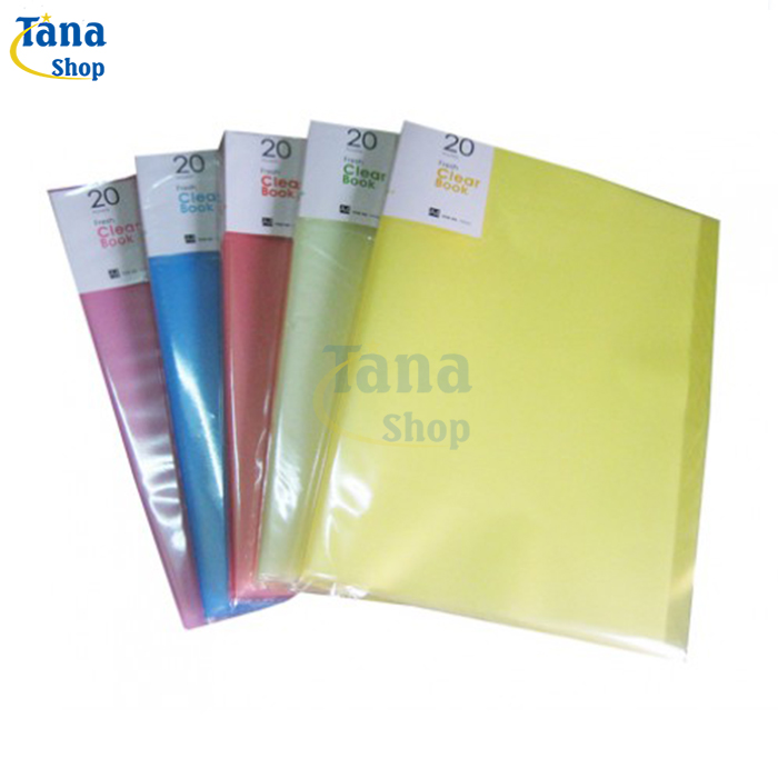 Bìa nhựa trong 20 lá, 40 lá, 60 lá, 80 lá, 100 lá A4