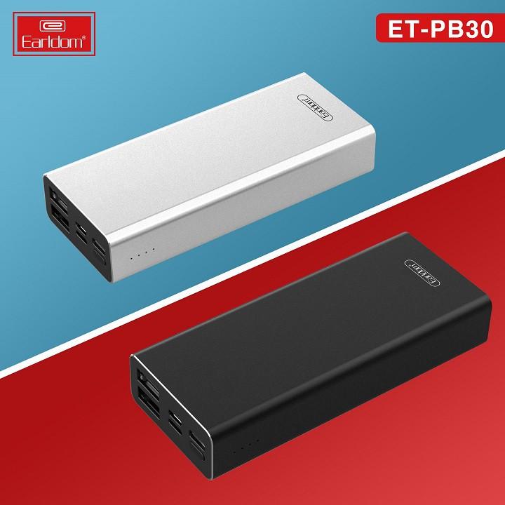 Pin Dự Phòng 10000mAh Earldom PB30 Hàng Chính Hãng