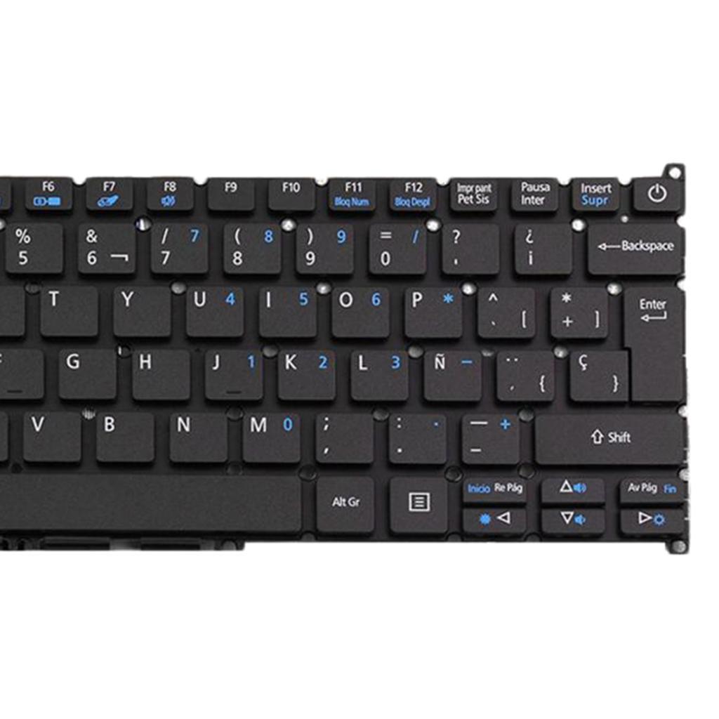 Spanish Layout Keyboard Parts for ACER Aspire ES1-132 C9N8 Notebook Black