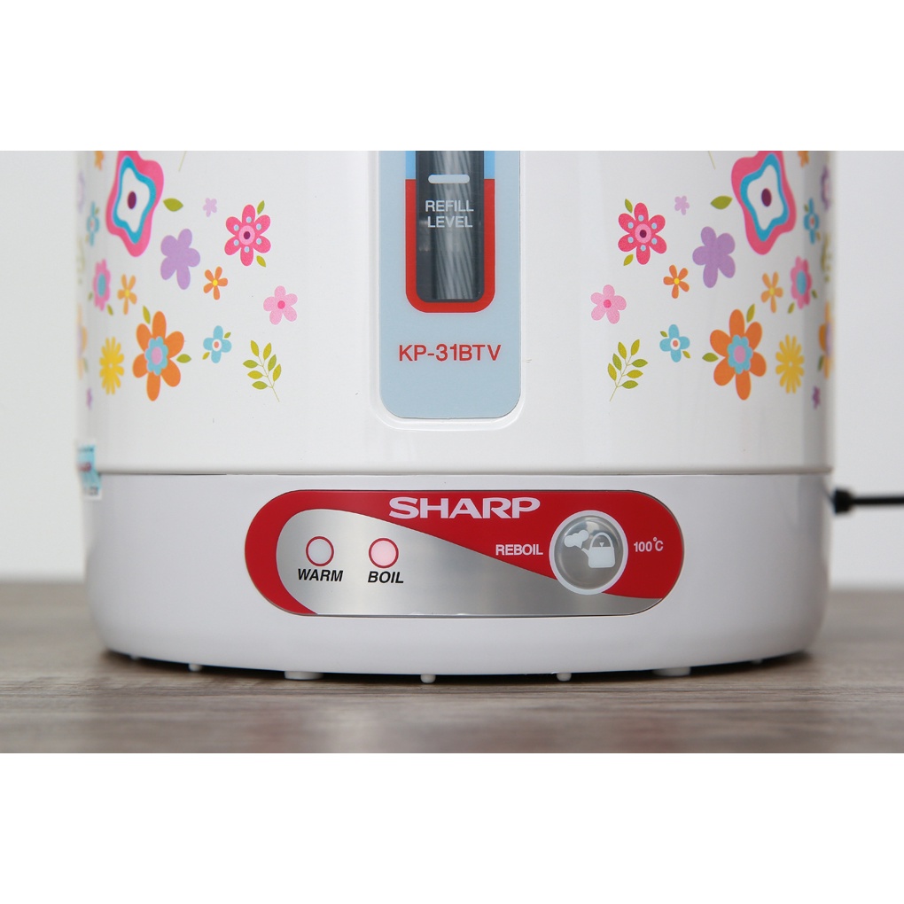 Bình Thủy Điện Sharp KP-31BTV-CU(2.8L)-Hàng Chính Hãng