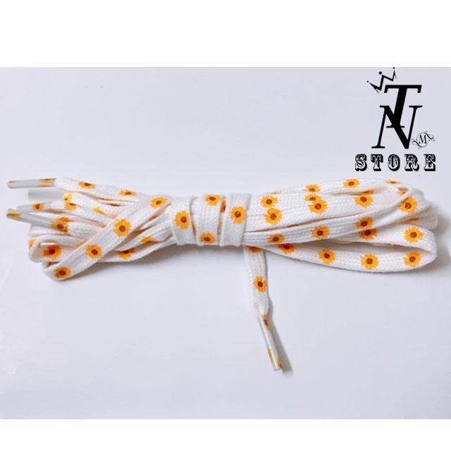 Dây giày hoa cúc xinh xắn kích thước 1m2-1m6