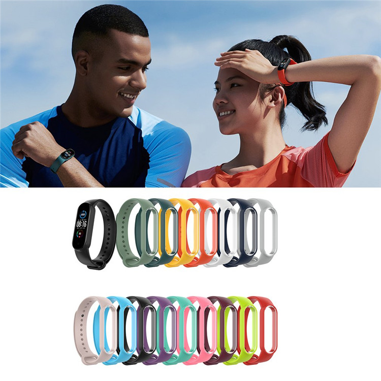 Dây Đeo Cao Su Thay Thế Dành Cho Xiaomi Miband 3 Miband 4 Chất Lượng Cao, Đeo Thoải Mái, Nhiều Màu Sắc [CHỌN MÀU] - Hàng chính hãng