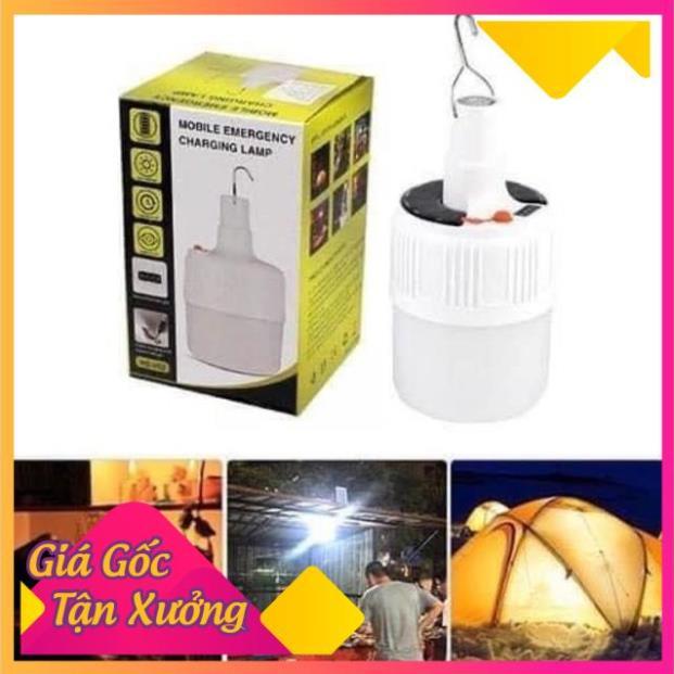Bóng Đèn Buld Tích Điện V51 Siêu Sáng 2 Chế Độ Sạc Pin Và Năng Lượng Mặt Trời TP'S