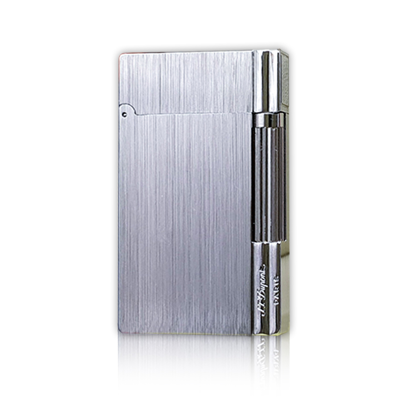 Vỏ Hột Quẹt Bật Lửa Upon Gas Đá  D163V/B Họa Tiết Hoa Văn Xước Dọc Kẻ Viền Màu Vàng/ Bạc - Dùng Gas Đá Cao Cấp