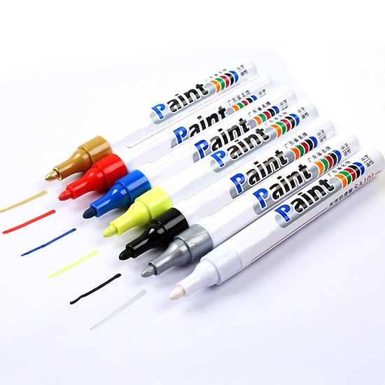 Bút vẽ lốp xe Paint Marker SA101 - Giao Màu Ngẫu Nhiên