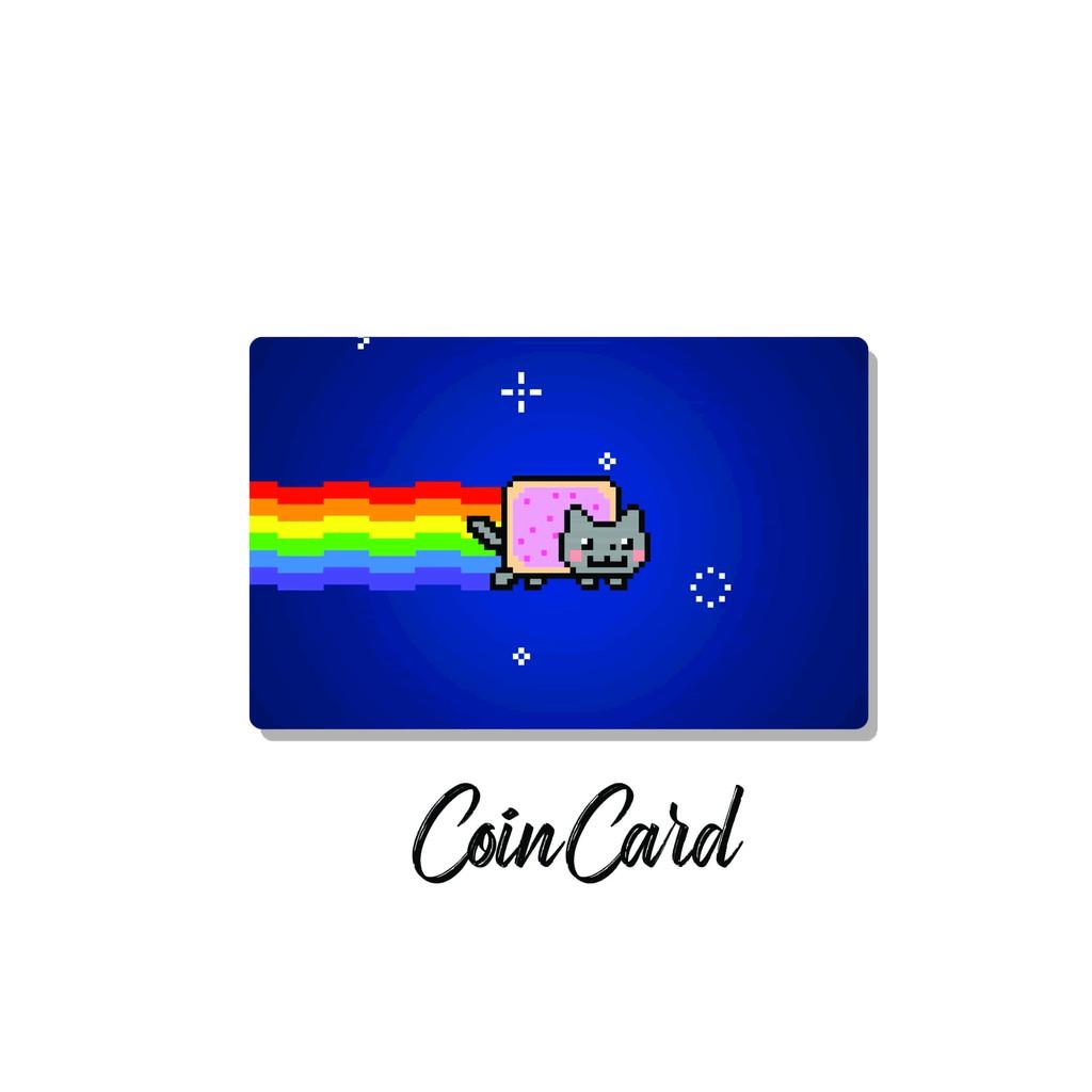 NYAN CAT (Sticker / Miếng dán Thẻ ATM ,Thẻ Ghi nợ, Tín dụng