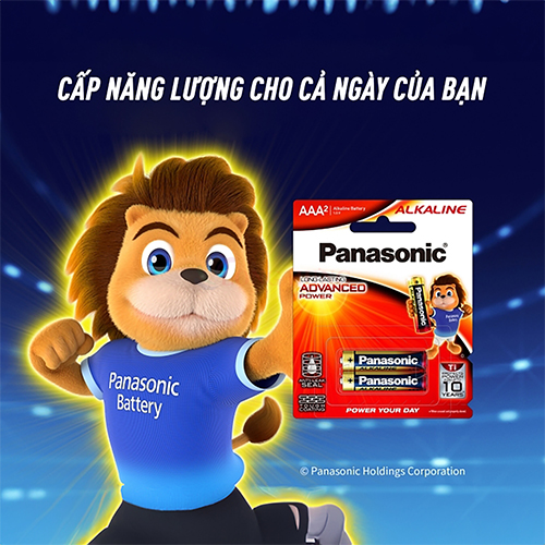 Vỉ Pin kiềm Panasonic Alkaline AAA LR03T (2 viên/4 viên/10 viên) - Hàng chính hãng