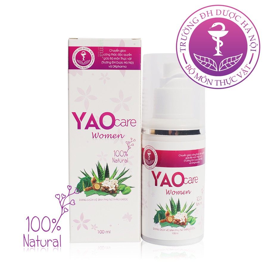 Dung dịch vệ sinh phụ nữ DK Pharma Yaocare Women 100ml