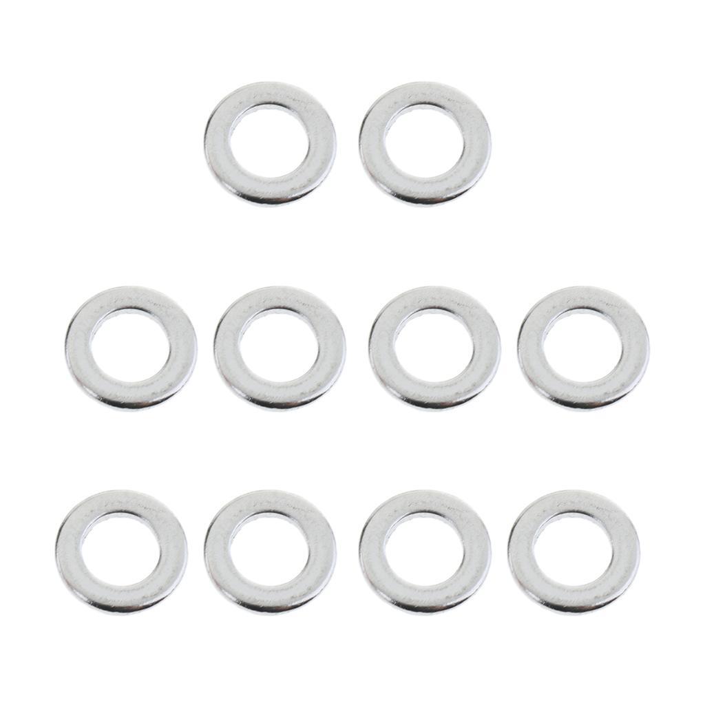 3-7pack 10 Pieces Drum Screw Gasket Percussion Instrument Parts Iron