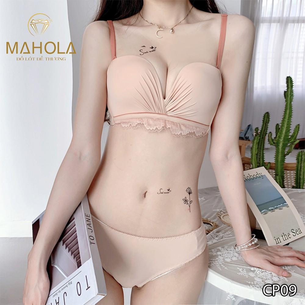 Áo Cup Lót Mút Vừa Su không Gọng Màu Trơn Nâng Ngực Tự Nhiên Mahola CP09
