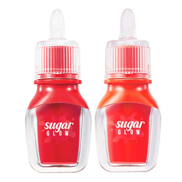 Combo Son Nước Peripera Sugar Glow Tint 001 Strawberry Sweet + 002 Grapefruit Spirit (2 x 8ml)