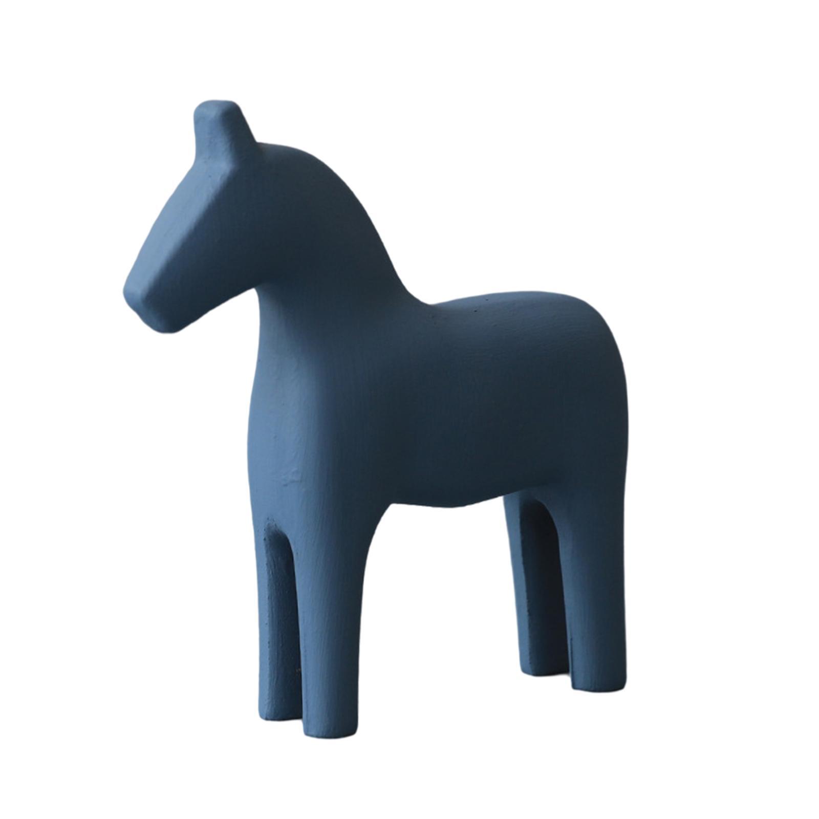 Statue Sculpture for Desktop Decoration Blue
