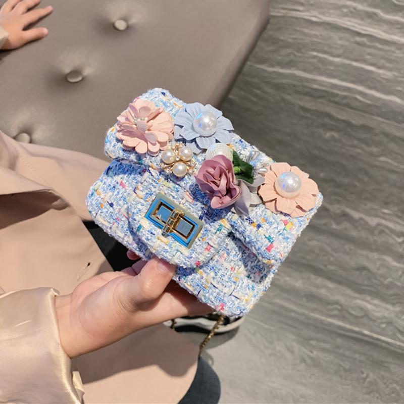 Túi Đeo Chéo Đính Hoa Xinh Xắn Dành Cho Bé Gái