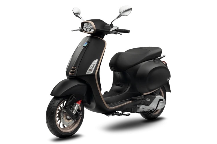 Xe Tay Ga VESPA SPRINT S TFT MÀU ĐEN NHÁM BLACK OPACO 125