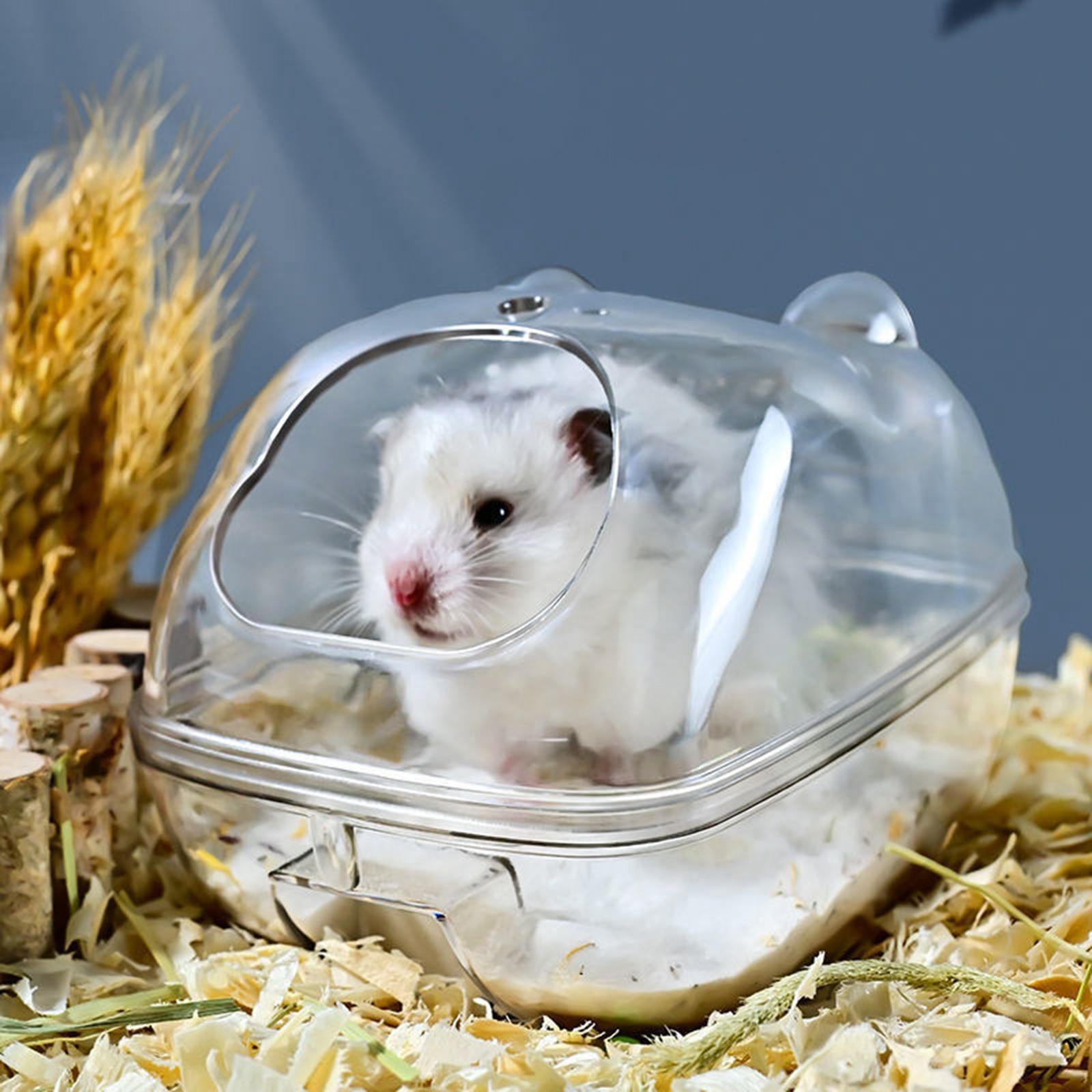 Hamster Sand Bath Toilet Pet Bathroom Bathtub for Gerbil Hedgehog Chinchilla