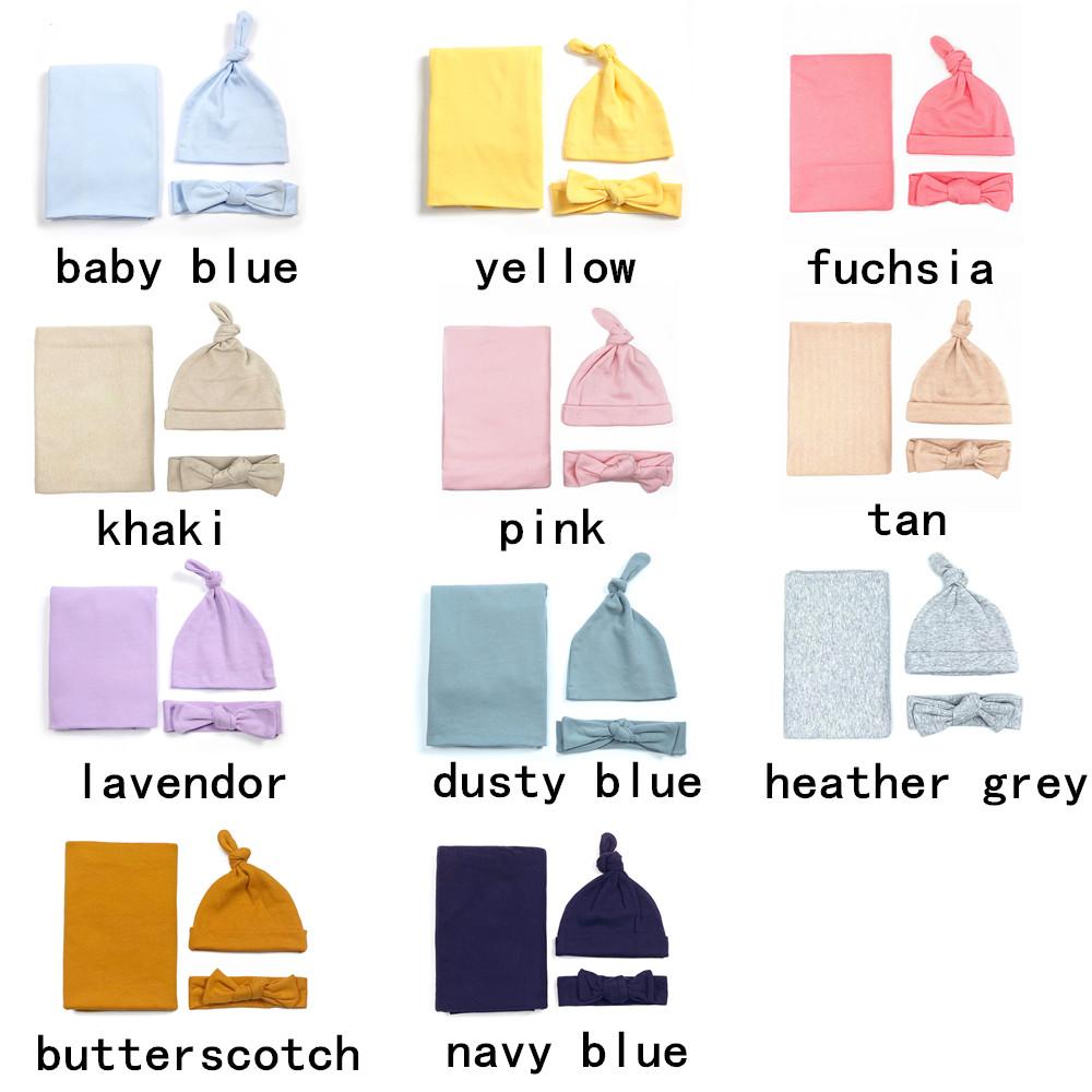 Chăn Ủ Cho Bé Và Gối Nón Bộ Sơ Sinh Đầm Len Mềm Mại Co Giãn Thoáng Khí Áo Cotton Túi Ngủ Cho Đạo Cụ Chụp Ảnh