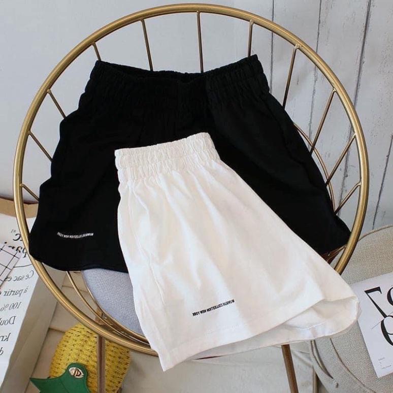 Quần short unisex_quần đùi đũi chun thêu siêu Hot ESHOP
