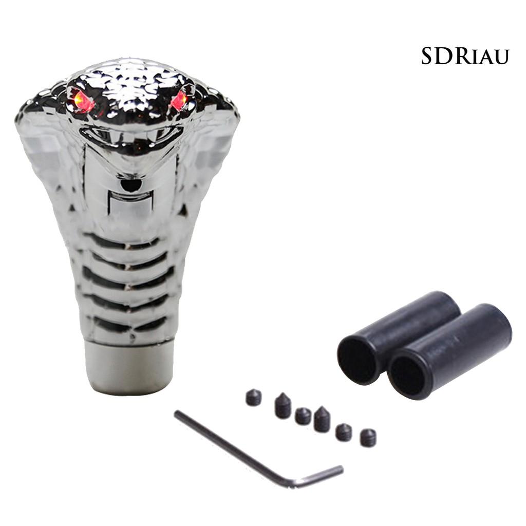 Đầu Cần Số Xe Hơi Hình Rắn Độc Đáo Kèm Đèn Led Tiện Dụng