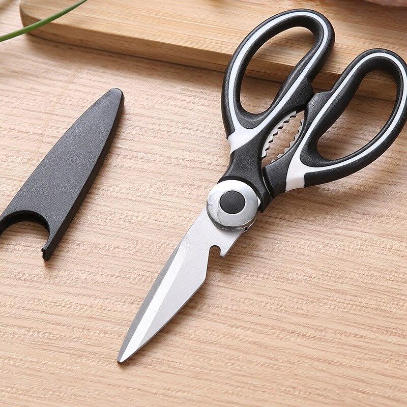 Stainless Steel Kitchen Scissors Multipurposes Shears Tool For Meat Vegetables Herb Scissors BBQ Multifunctional Kitchen Tools