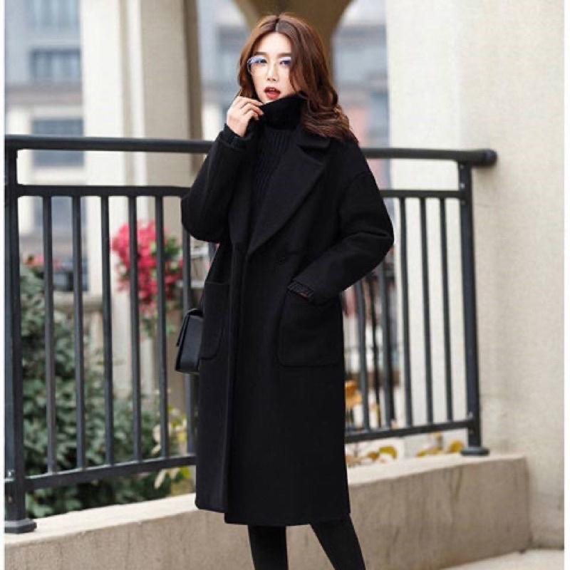Áo khoác nữ thu đông dáng dài phong cách hàn quốc chất đẹp mẫu mới mã ZELE470