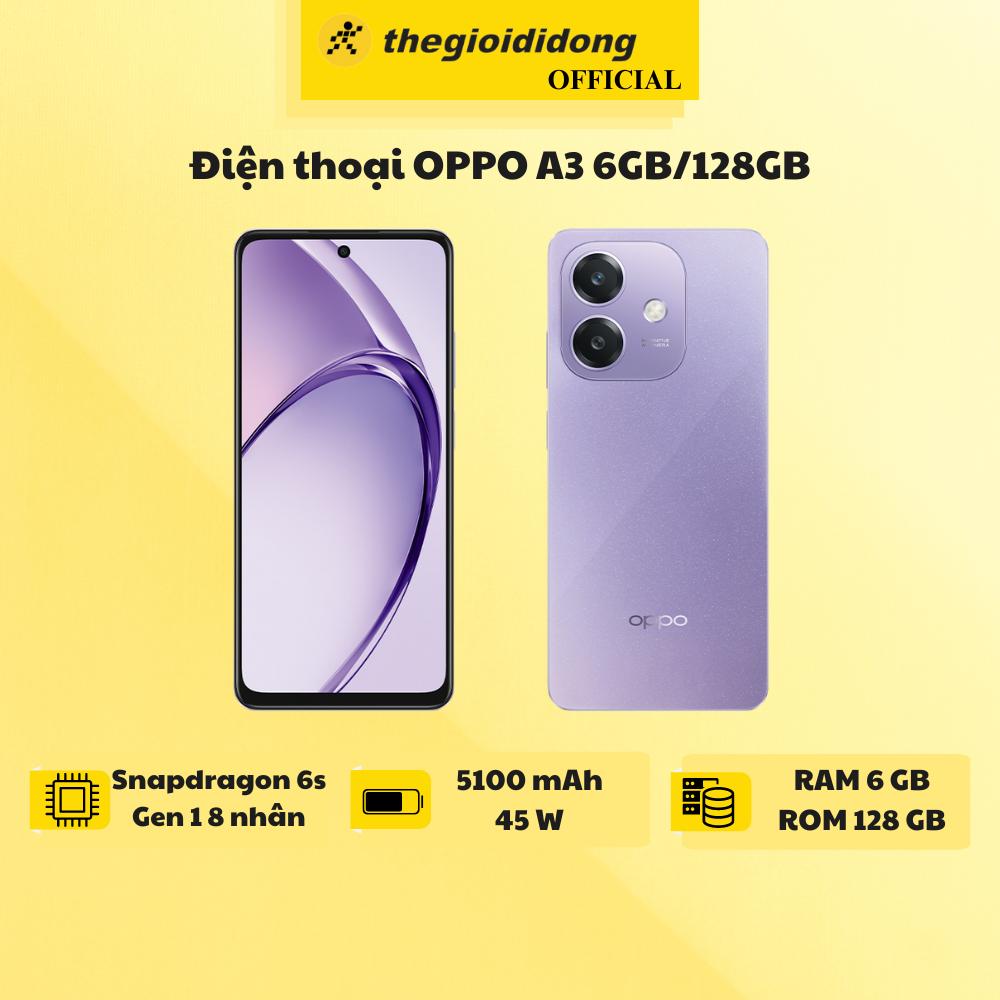 Điện thoại OPPO A3 6GB/128GB - Hàng Chính Hãng