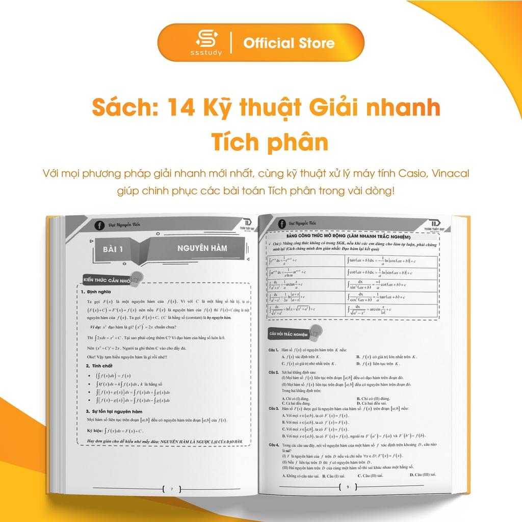 Sách - 14 Kỹ Thuật Giải Nhanh Tích Phân - Ôn Luyện Thi Thpt Đại Học Nguyễn Tiến Đạt