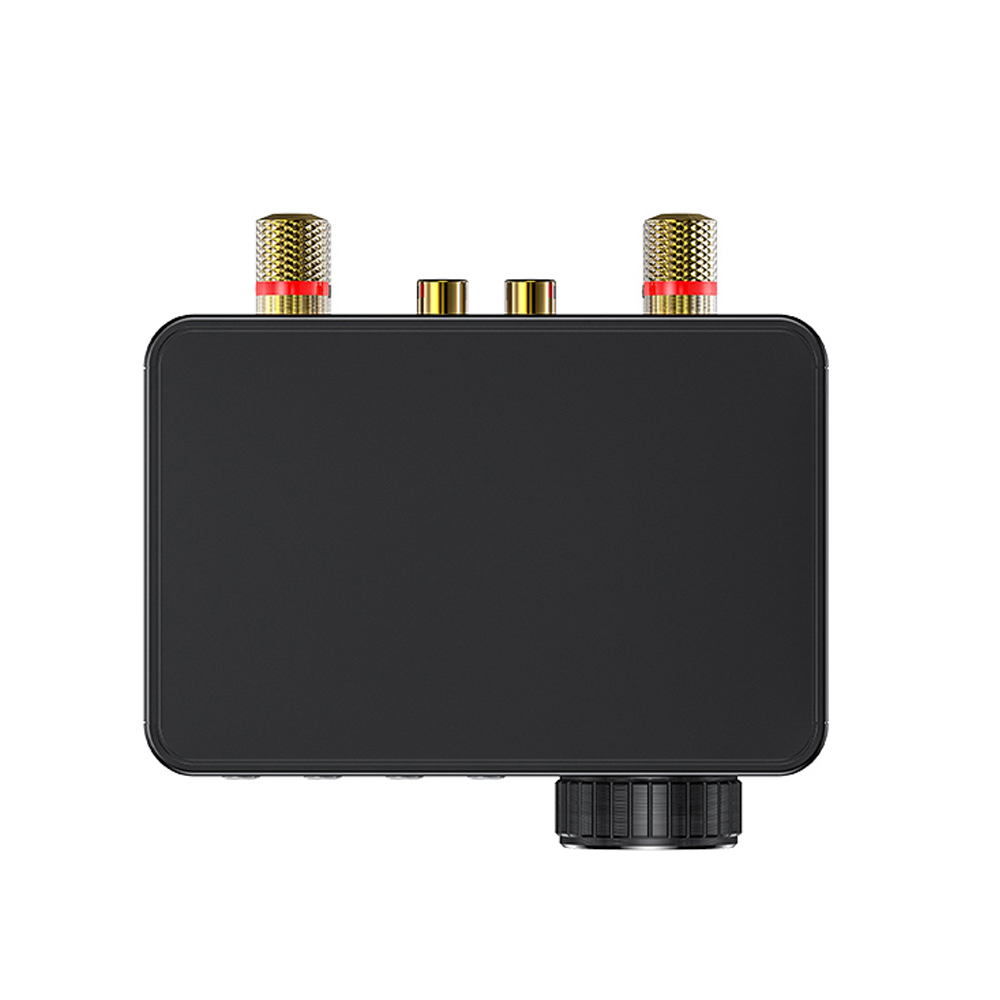 Amply Hifi Mini Bluetooth 5.0, tích hợp khe cắm thẻ nhớ, USB, AUX 3.5mm hỗ trợ đầy đủ định dạng âm thanh, kèm adapter củ sạc, dây loa MIHOCO BT5.0-Hàng chính hãng