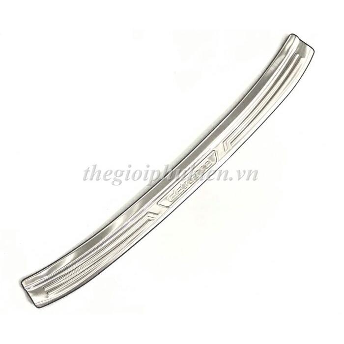 BỘ SẢN PHẨM Nẹp bước chân và ốp chống trầy cốp Kia Cerato 2019-2020 - Mẫu Inox