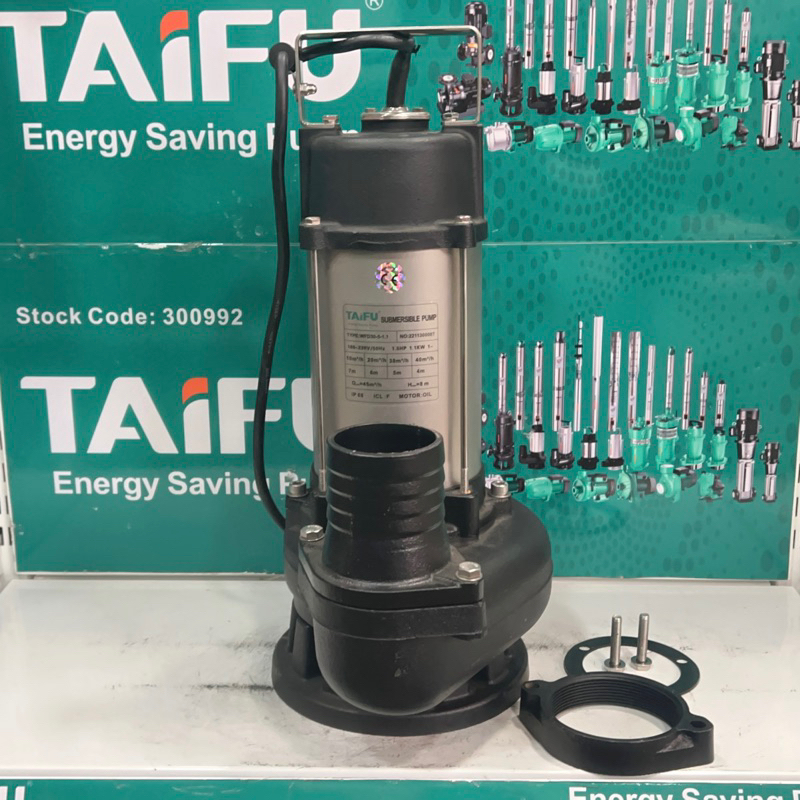 Máy bơm chìm nước thải 1.1Kw Thân INOX 304 TAIFU WFD30-5-1.1 - Bảo hành 1 năm