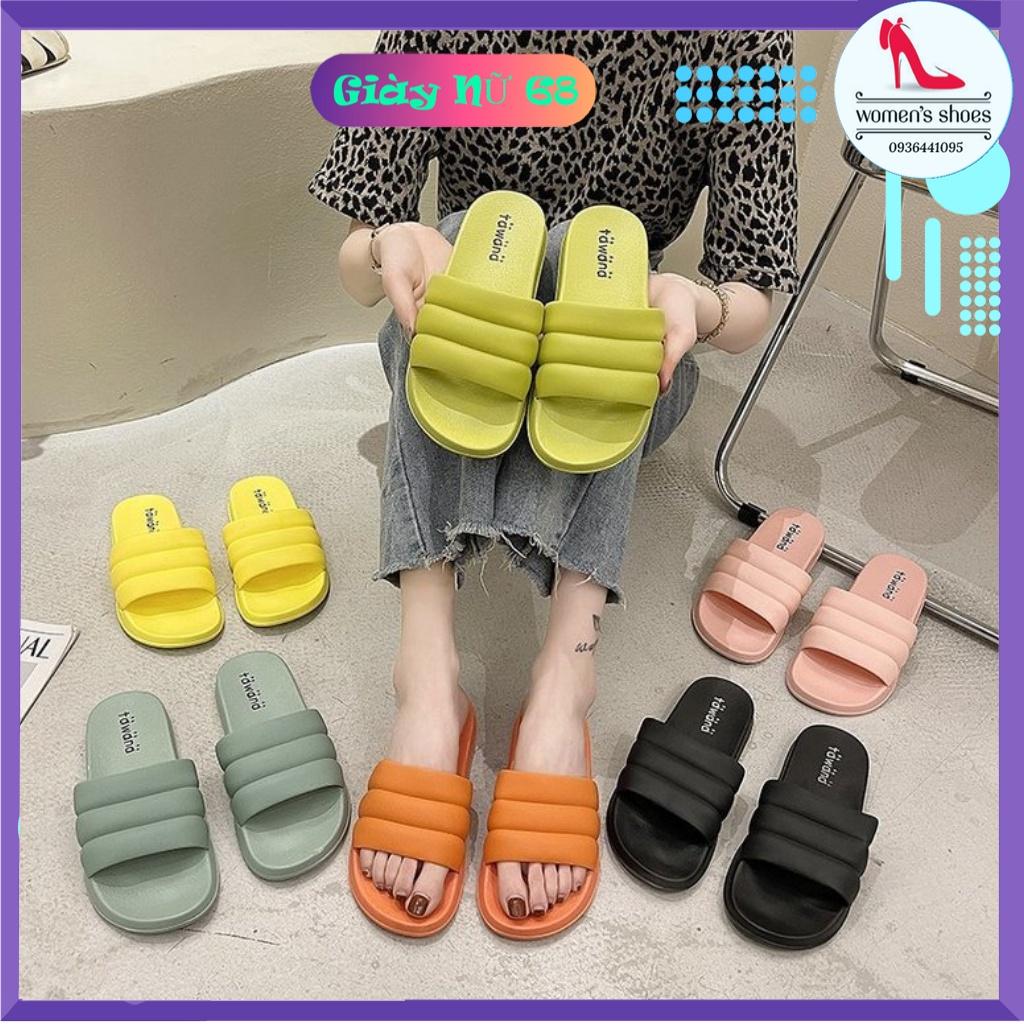 Dép Quai Ngang Nữ Sóng Ngang Siêu Nhẹ