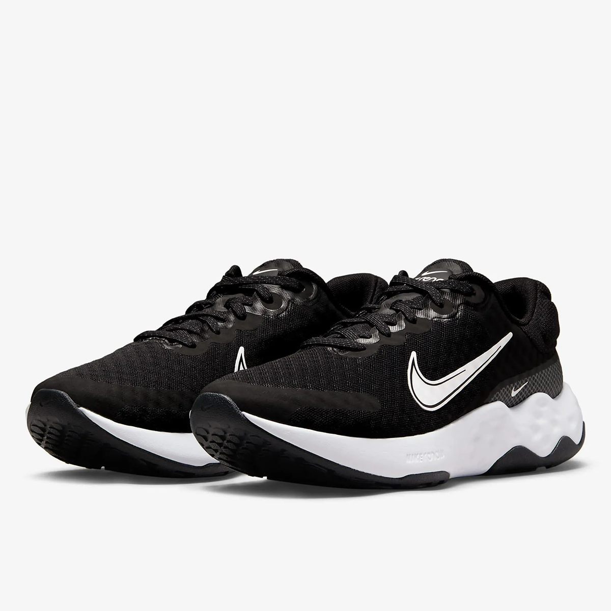 Giày chạy bộ Nữ W NIKE RENEW RIDE 3 - BLACK/WHITE-DK SMOKE GREY-SMOKE GREY - 7 US