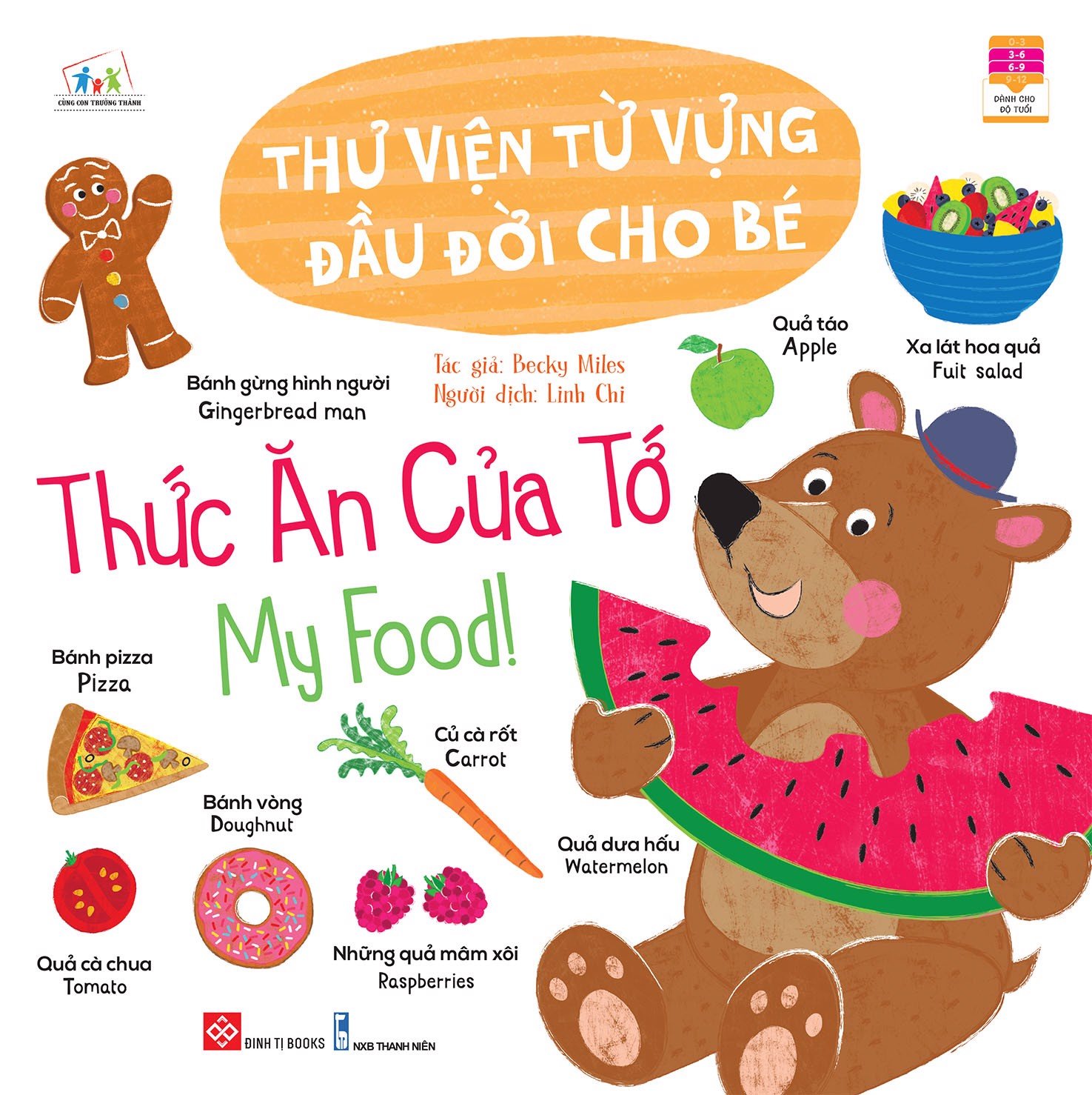 Thư viện từ vựng đầu đời cho bé - Thức ăn của tớ - My food!