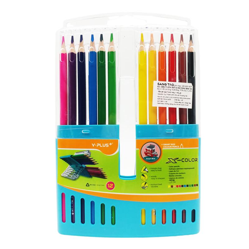 Hộp 12 Bút Chì Màu X-COLOR - YPLUS+ PC110403