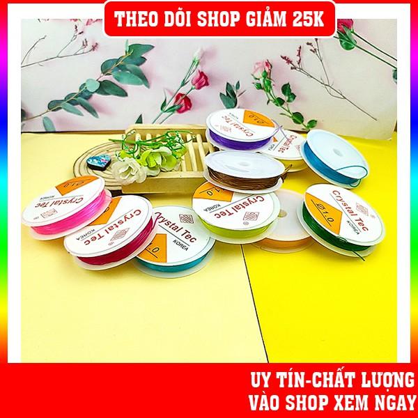 Combo 2 - 5 cuộn dây cước dài 4.5m , dây gân màu ngẫu nhiên loại 1mm