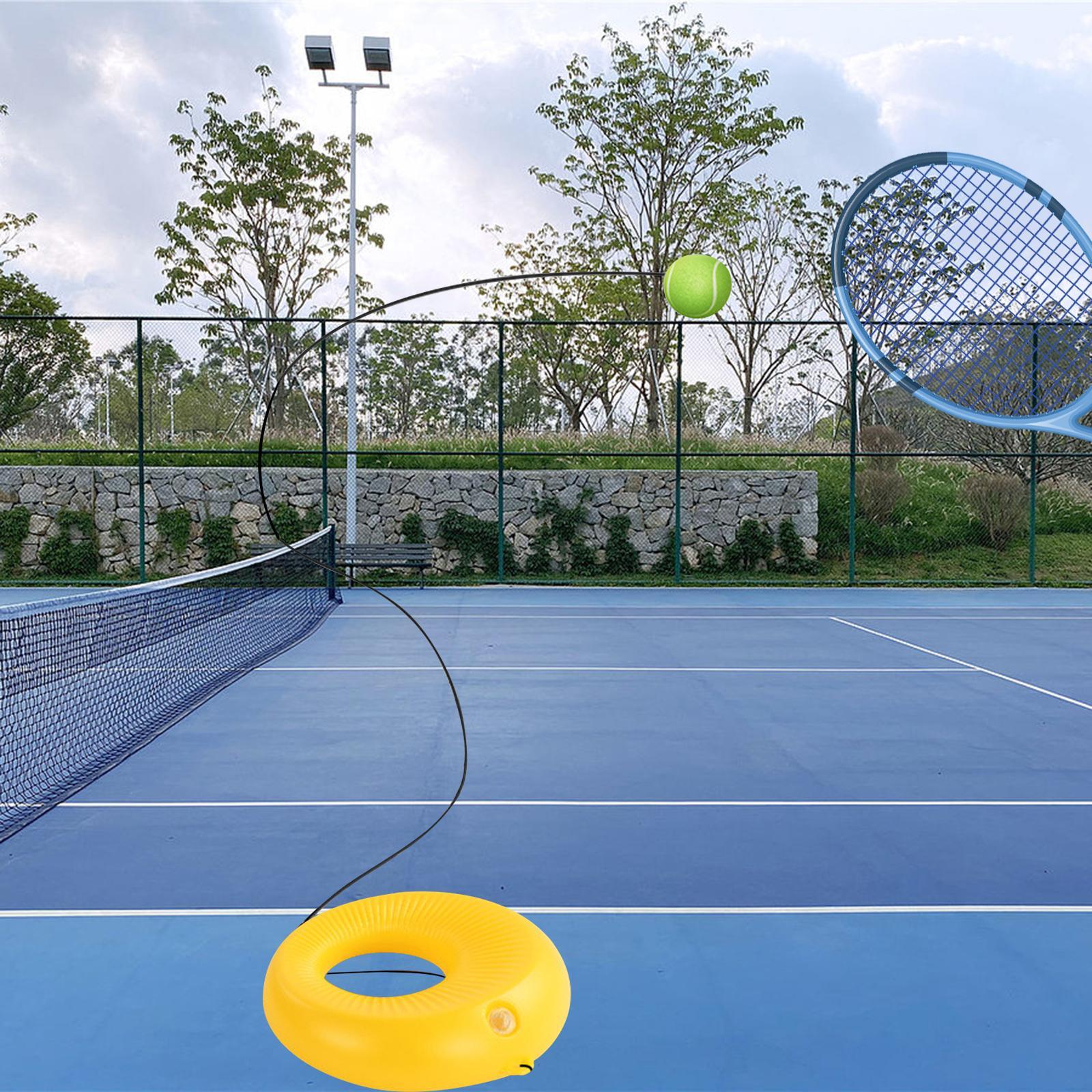 Tennis Ball with String Tennis Trainer Exerciser Hand Eye Coordination Self Tennis Training Tool Practice Gear for Beginners, Swing