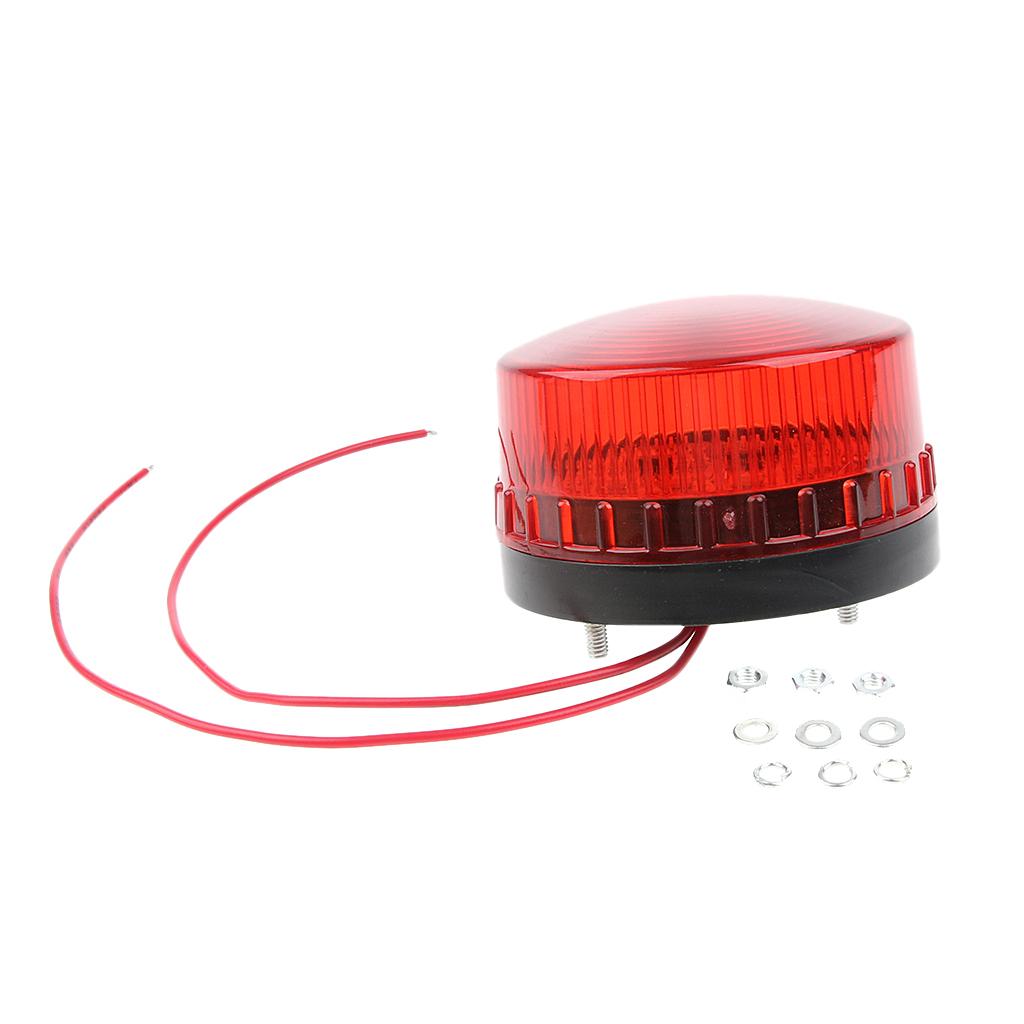 Warning Strobe Beacon Alarm Light Signal Tower Lamp Water Proof DC24V LED