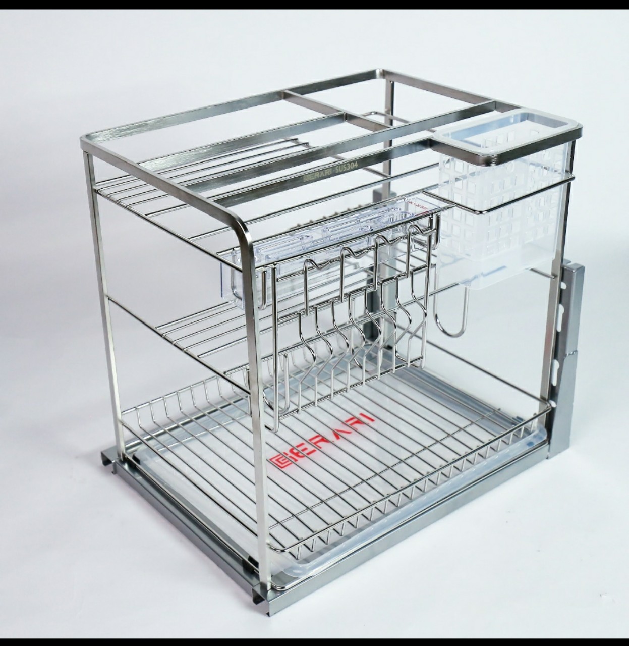 Giá đựng dao thớt gia vị 2 tầng