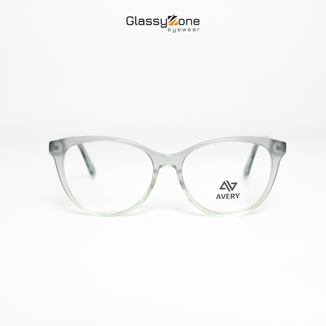 Gọng kính cận, Mắt kính giả cận Acetate Form mắt mèo Nữ Avery 21100 - GlassyZone