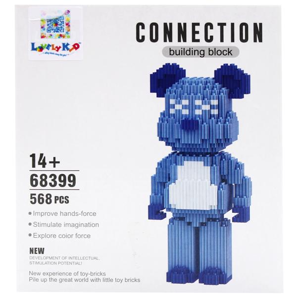 Đồ Chơi Lắp Ráp Mô Hình Nhân Vật Bearbrick - LinkGo 68399 (568 Mảnh Ghép)