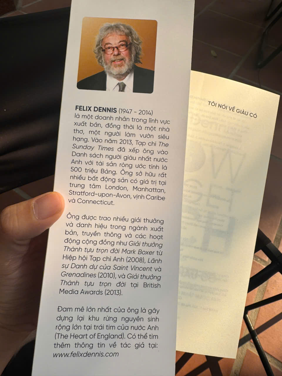 HOW TO GET RICH - TÔI NÓI VỀ GIÀU CÓ - Tri thức tinh lọc từ một trong những doanh nhân tự thân giàu có nhất nước Anh - Felix Dennis - Nguyễn Tiến Hòa dịch - Fonos